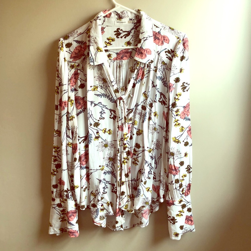 Blu Pepper Top Size Large